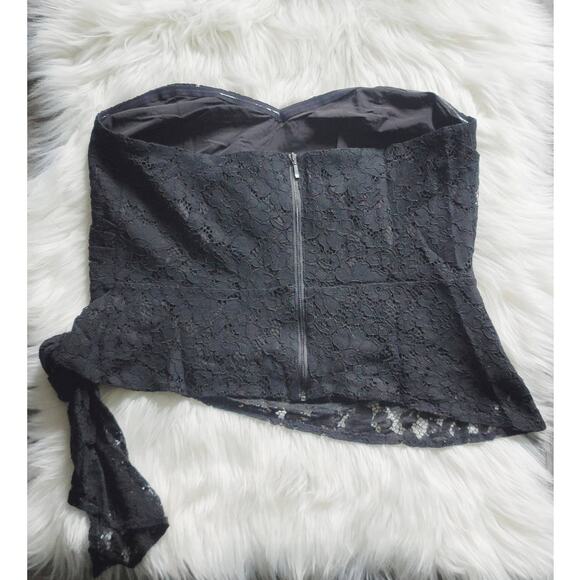 NEW Anthropologie Mare Mare Corseted Black Lace Tube Top - 1X Plus - Picture 5 of 9